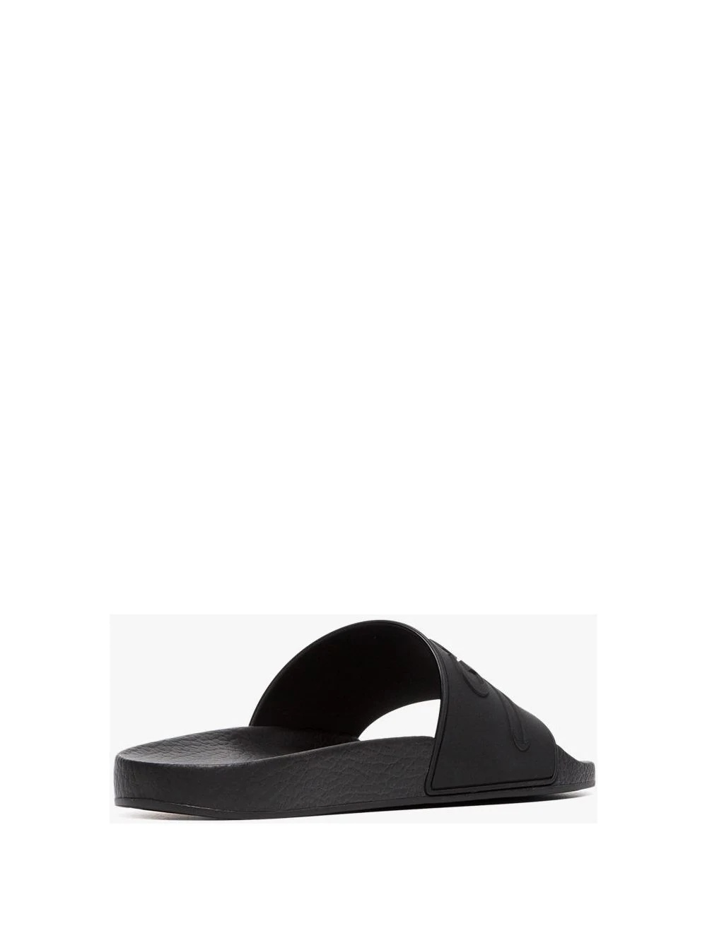 Gucci logo rubber slide sandals - 7