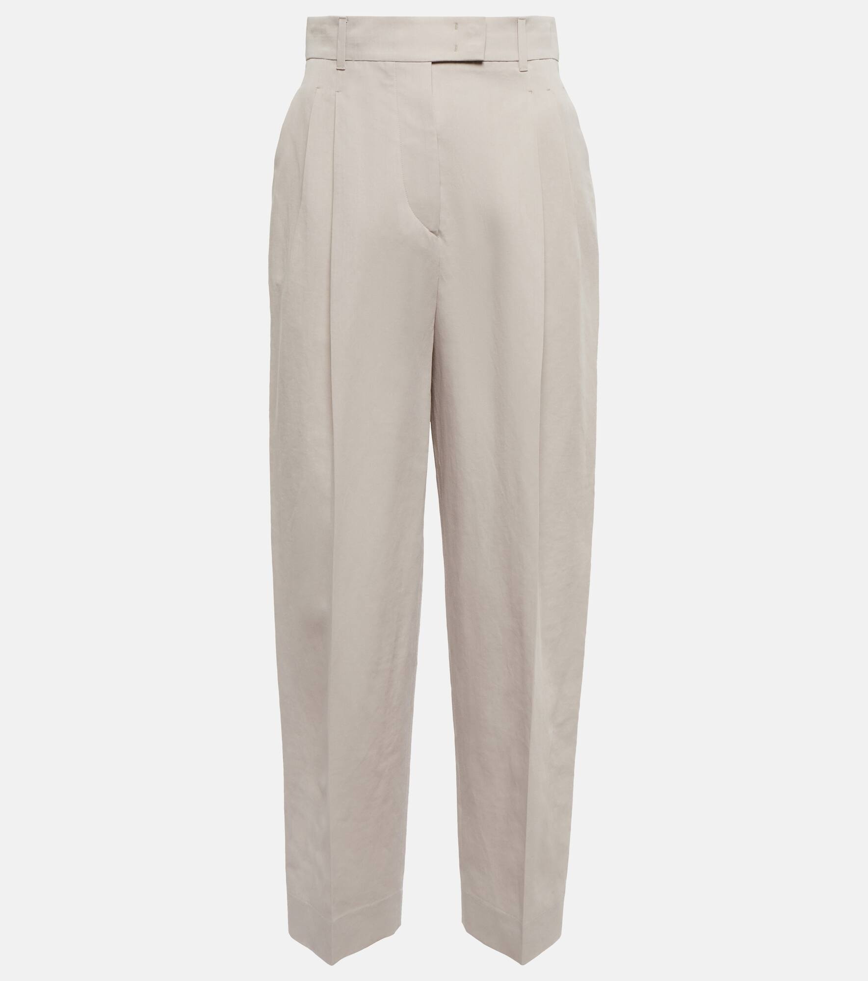 Wybie pleated wool-blend pants - 1