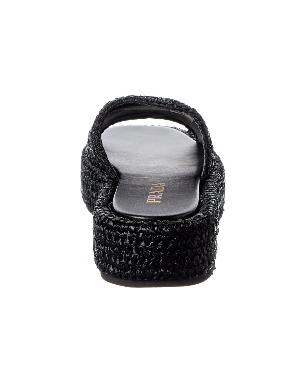 Prada Logo Crochet Platform Sandal - 3