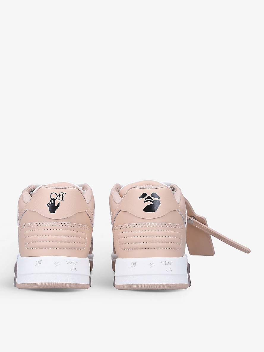 OOO low-top leather trainers - 4