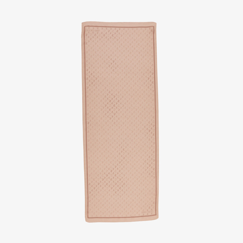JIMMY CHOO Doris
Ballet Pink Silk Stole with JC Monogram Repeat Print outlook