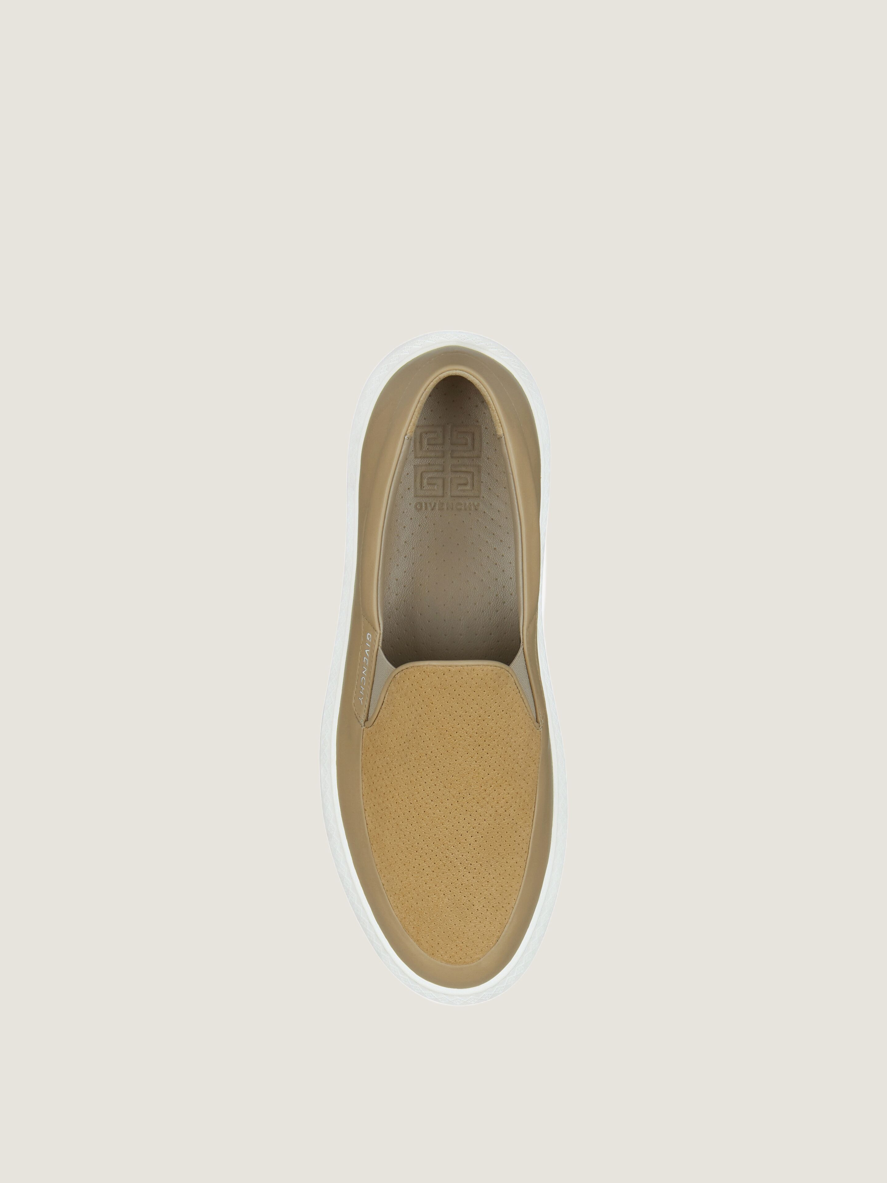 G SET SNEAKERS IN LEATHER AND PERFORATED SUEDE - 4
