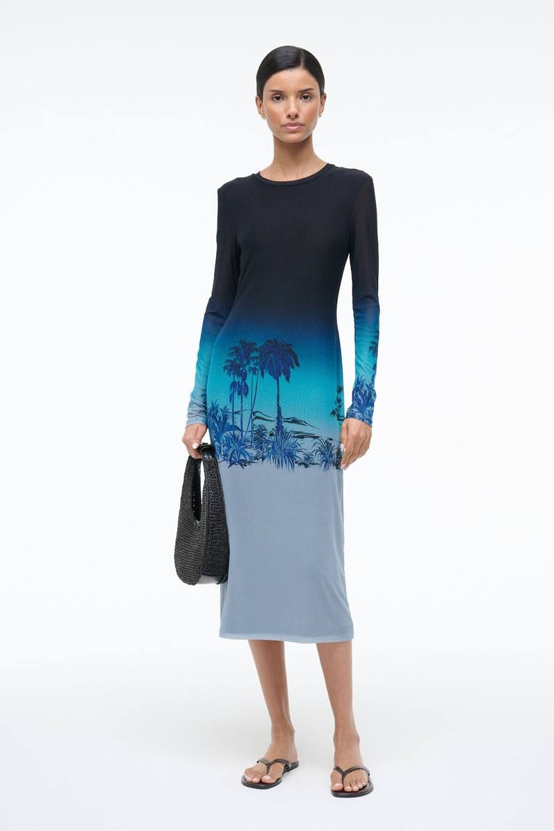 STAUD RAVEN DRESS CALIFORNIA DREAMS 1