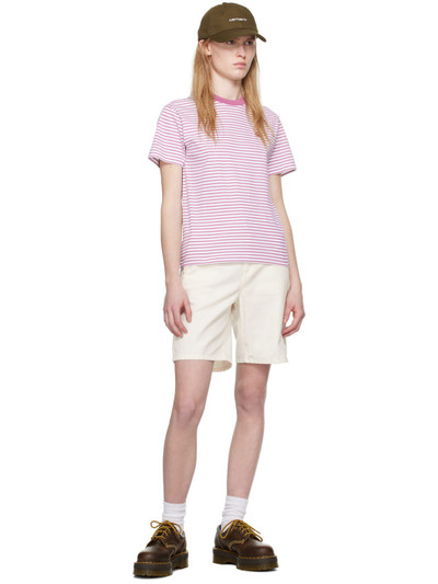 Carhartt White & Pink Coleen T-Shirt outlook