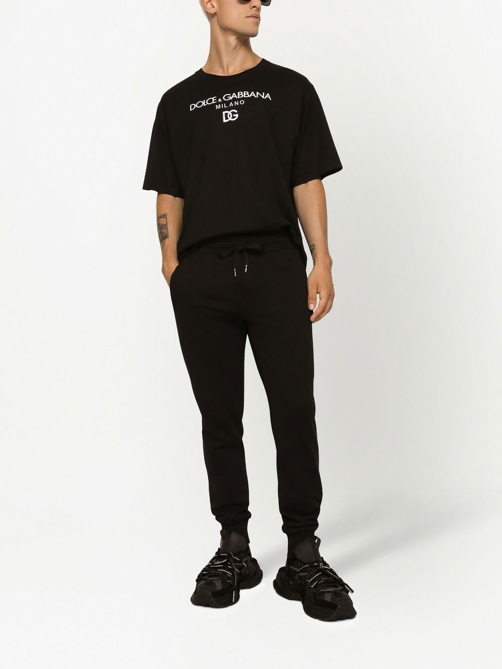 logo-embroidered cotton T-shirt - 2