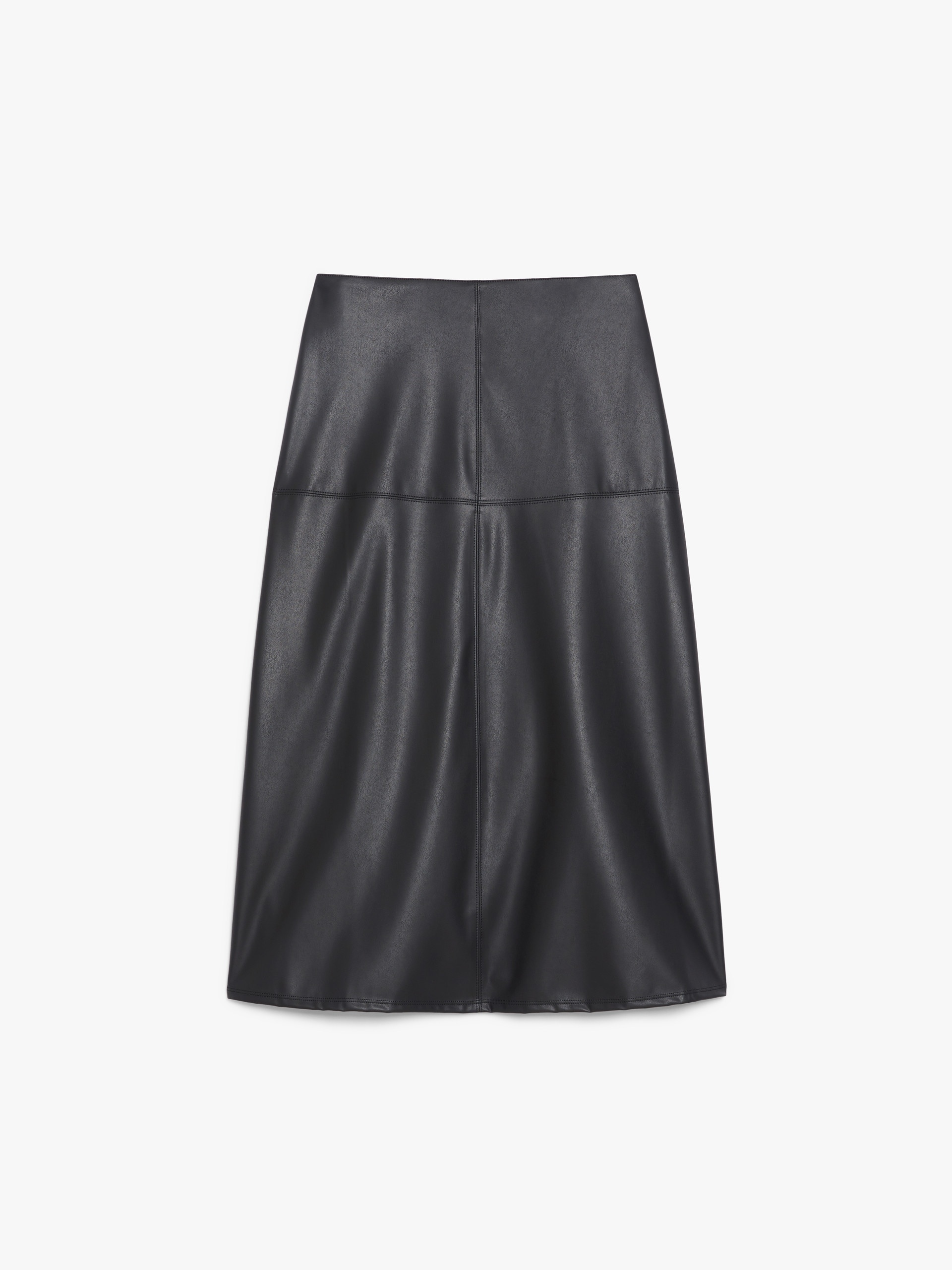 SCILLI Coated jersey skirt - 1