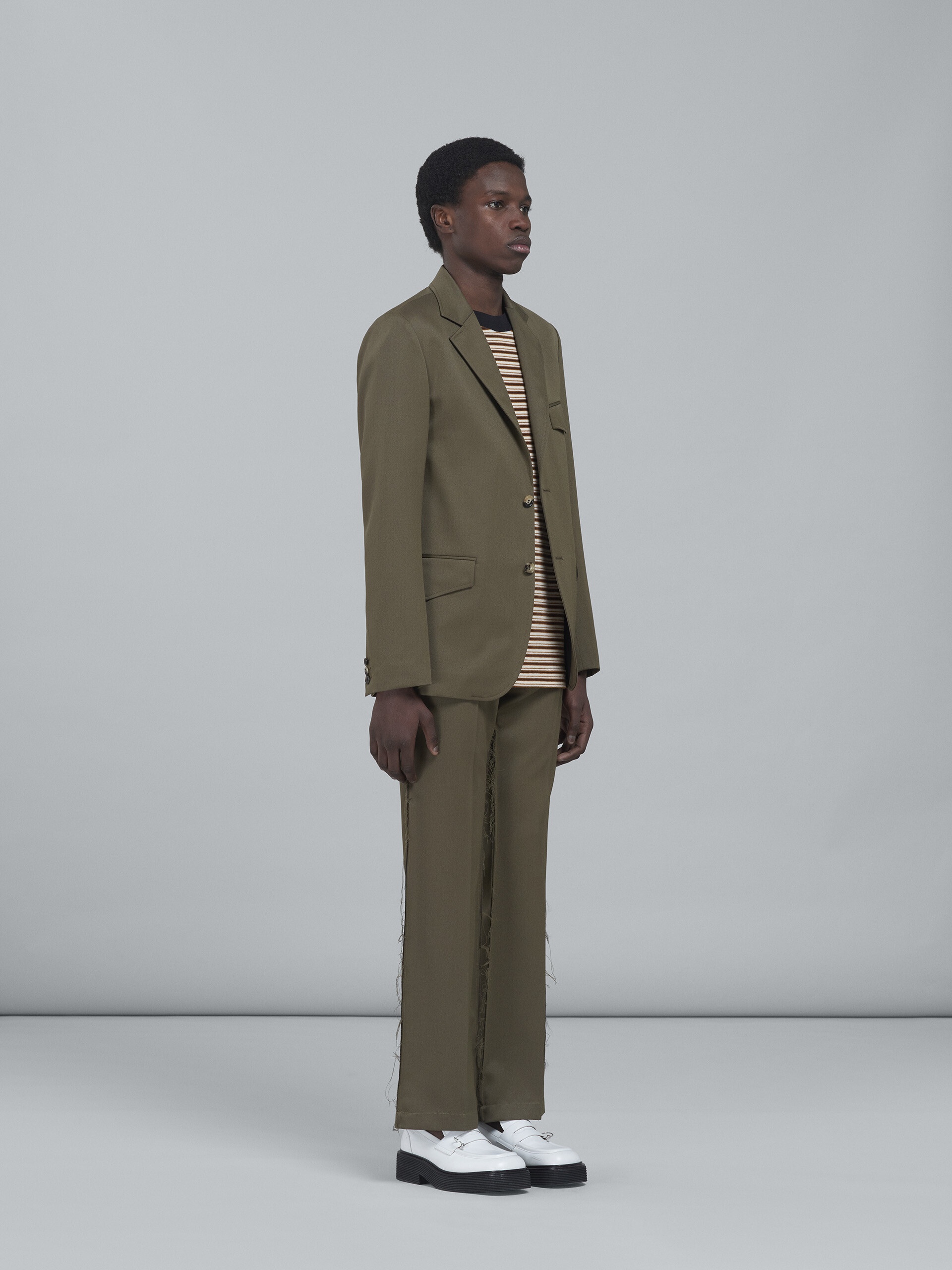 WOOL GABARDINE BLAZER - 6