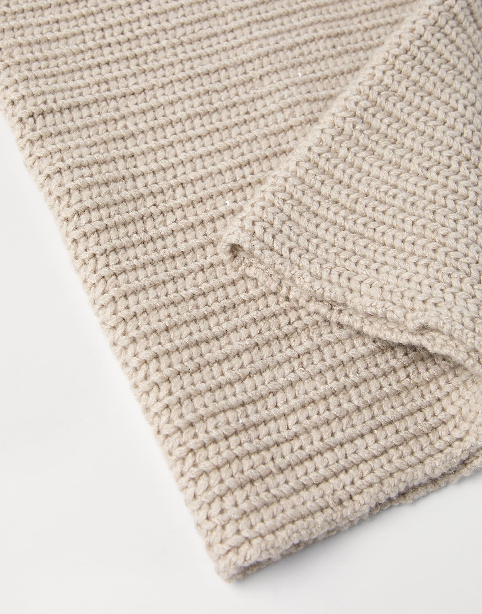 Cashmere and silk dazzling rib knit neck warmer - 2