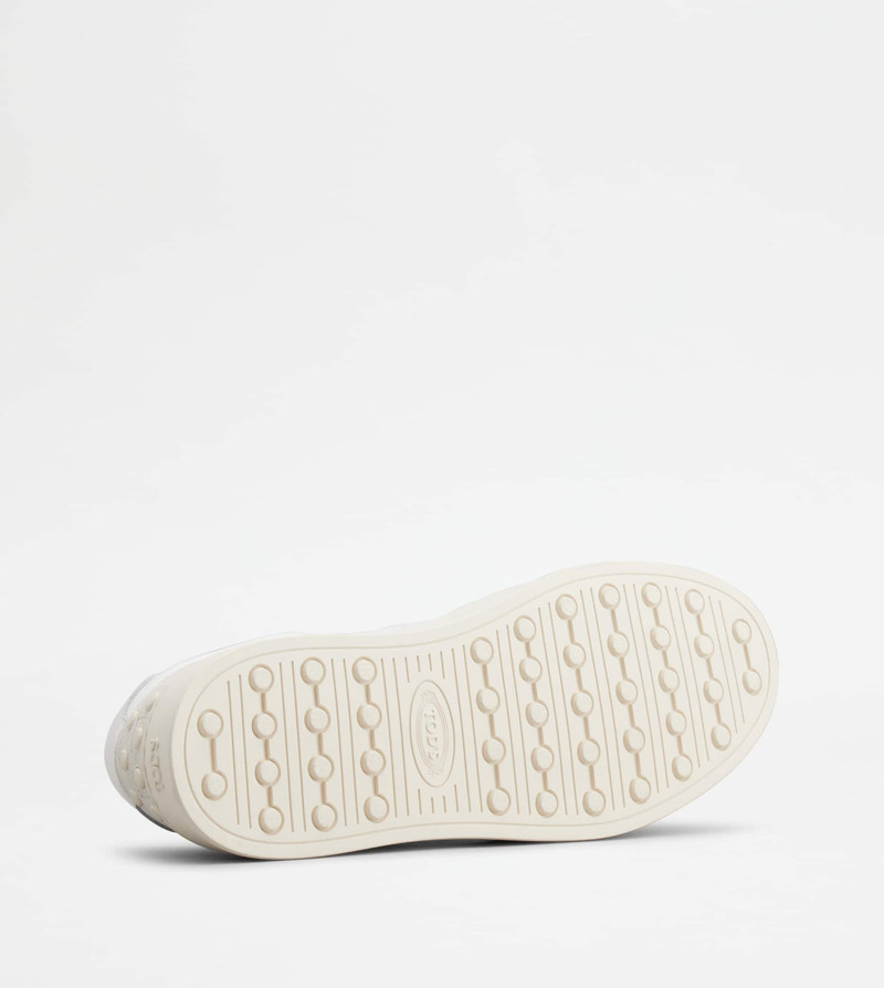 SNEAKERS IN LEATHER - WHITE 4