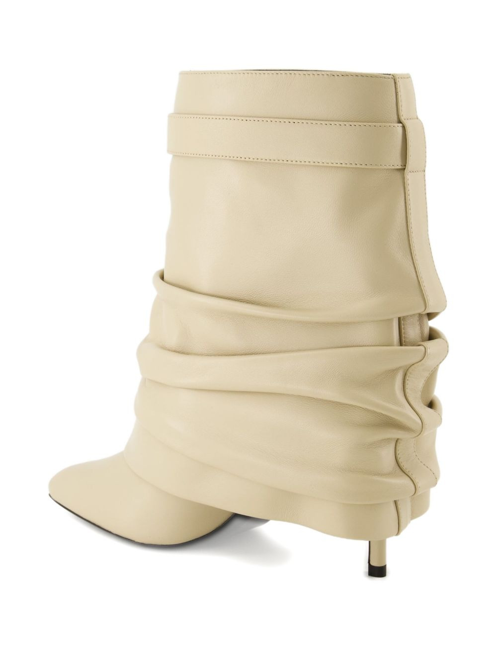 90mm Shark Lock Stiletto leather boots - 3