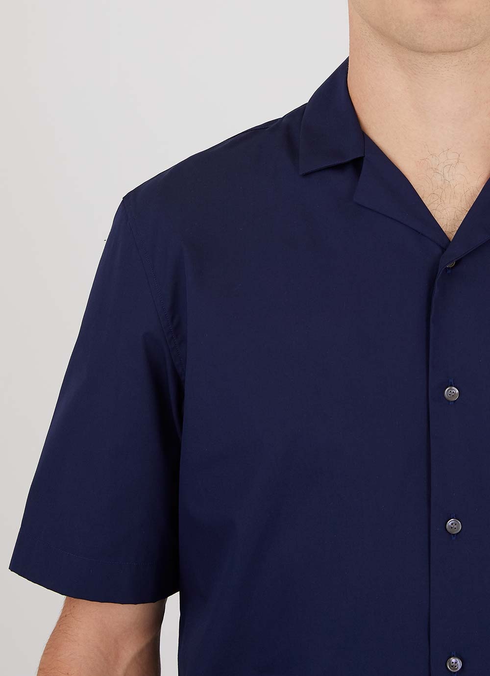 Sea Island Cotton Camp Collar Shirt - 5