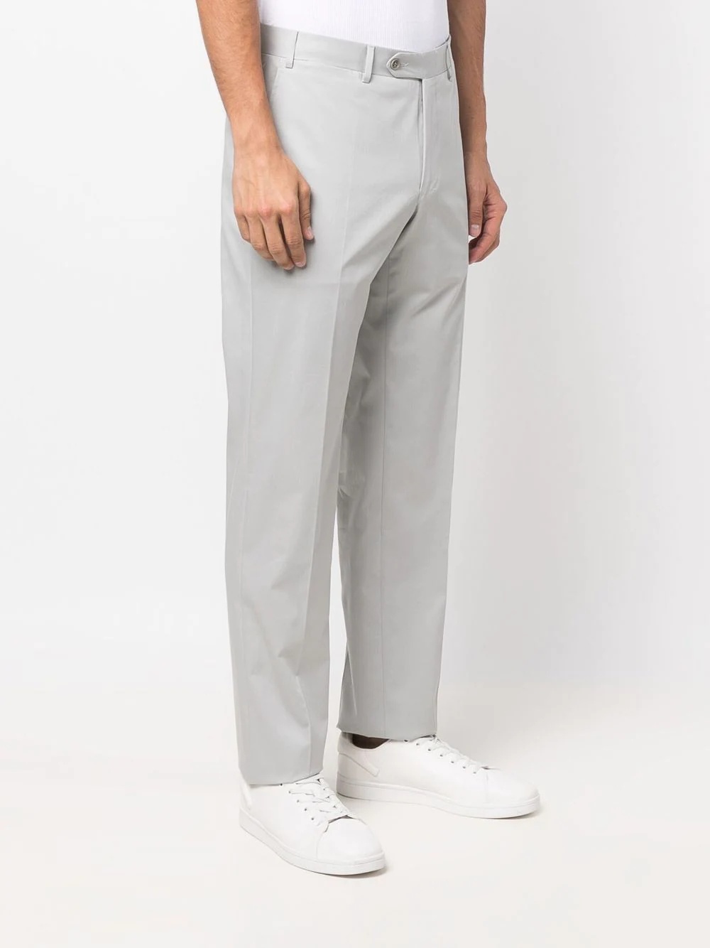 straight-leg tailored trousers - 3