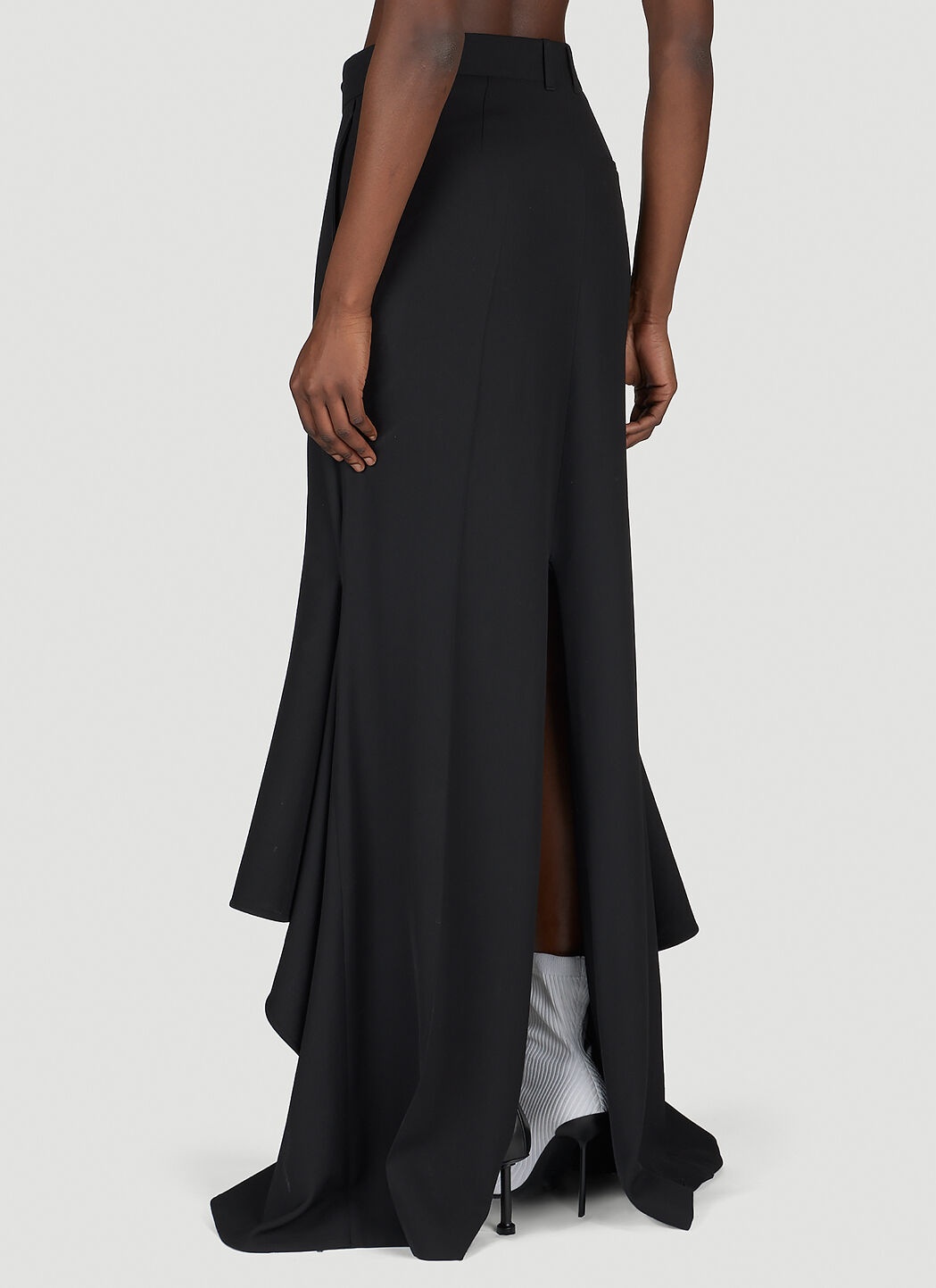 Godet Draped Skirt - 3