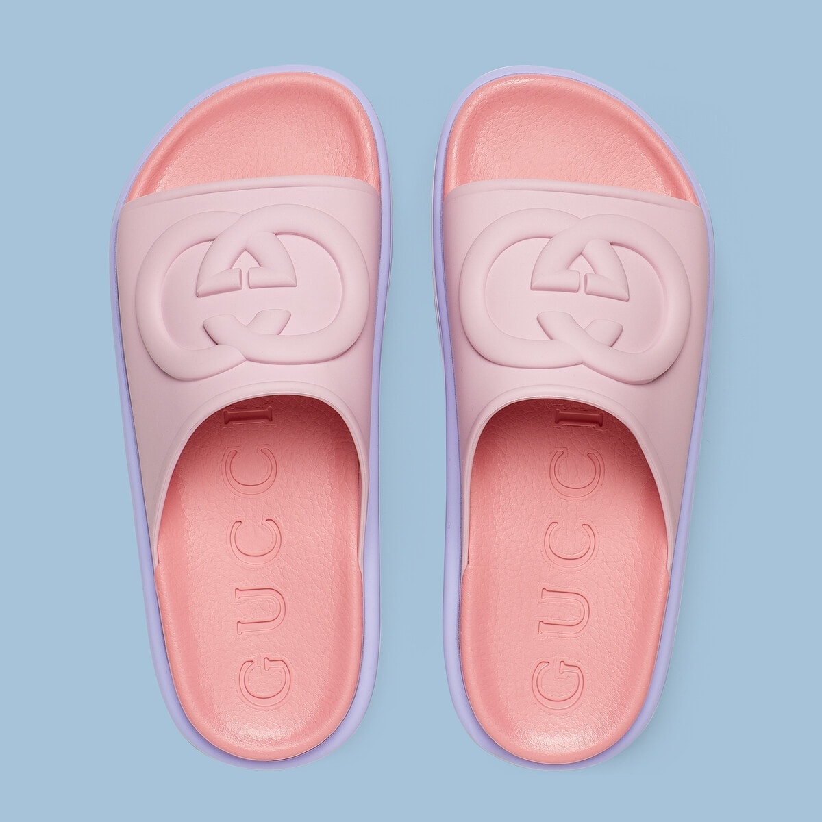 サンダル・ミュール Rose GG Slide Sandal Flip Flop Gucci Web Slide Sandal - Runway Catalog
