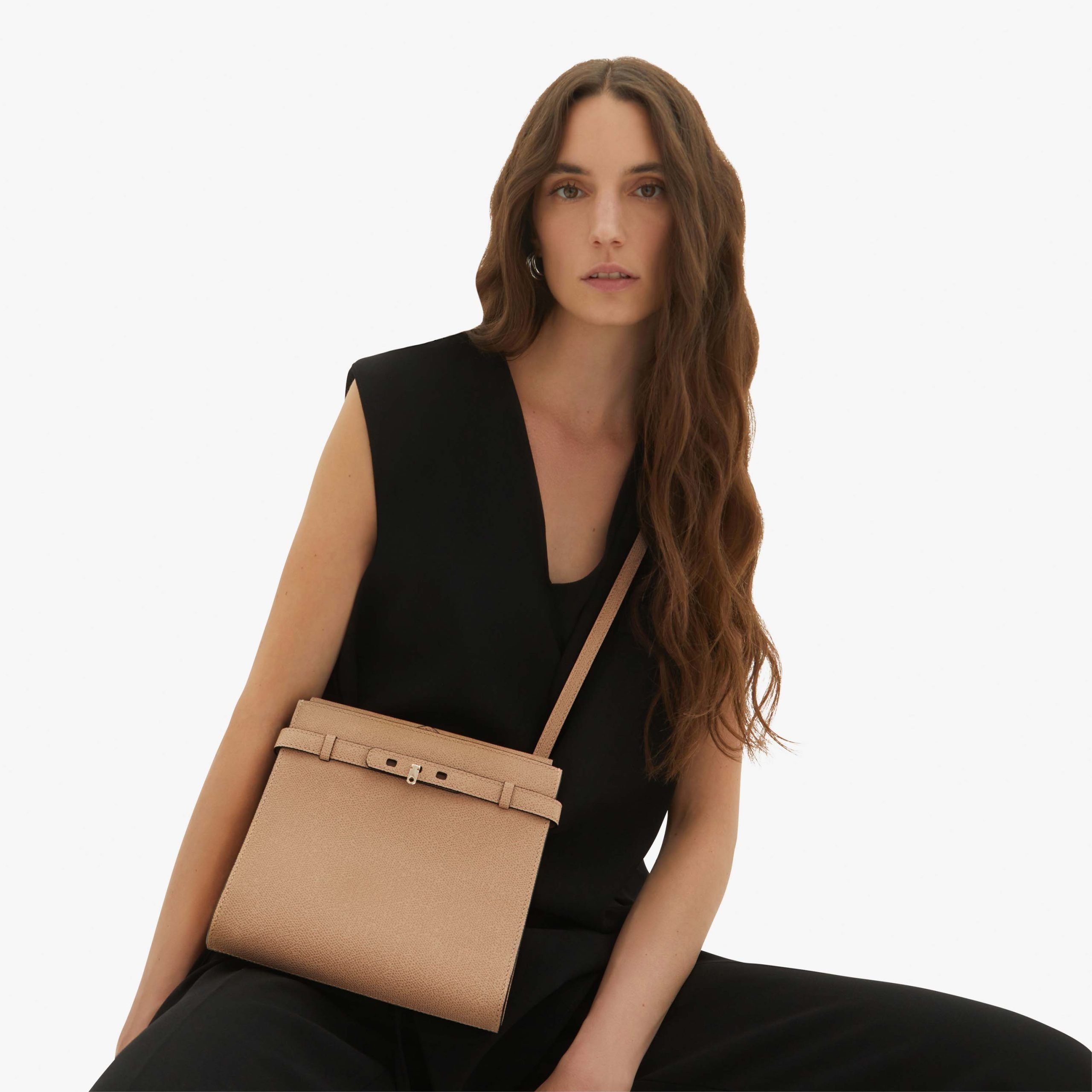 Valextra – Brera B Crossbody Bag – Cachemire Beige - 6