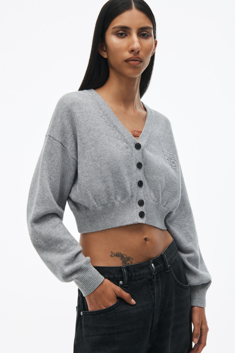 Long Sleeve Cardigan With V Neck 3