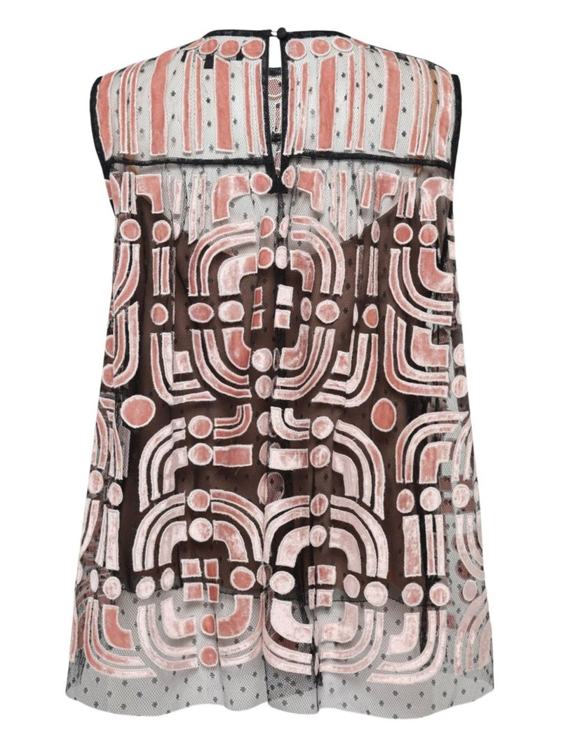 BIYAN geometric-print blouse outlook