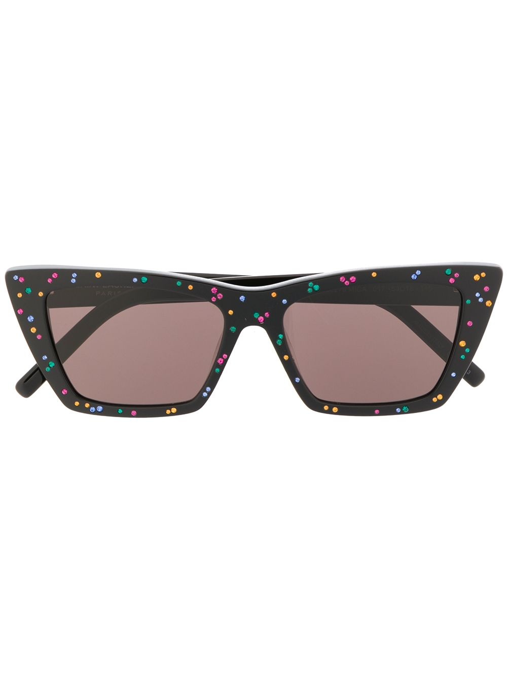 New Wave rhinestone-embellished sunglasses - 1