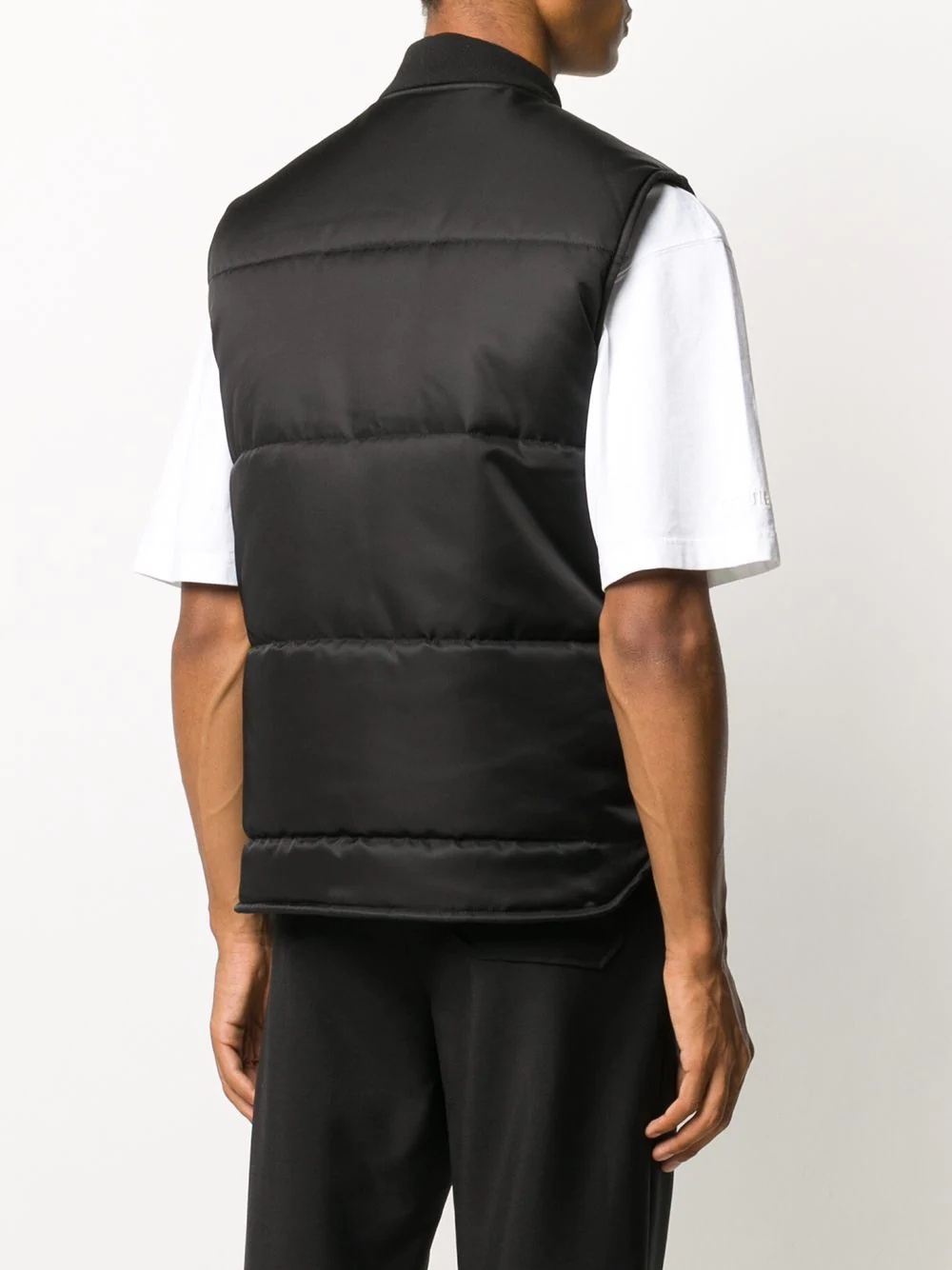 multi-pocket padded gilet - 4