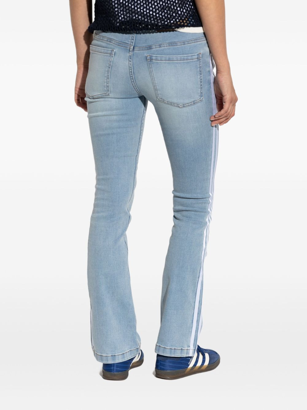 side-stripe jeans - 4