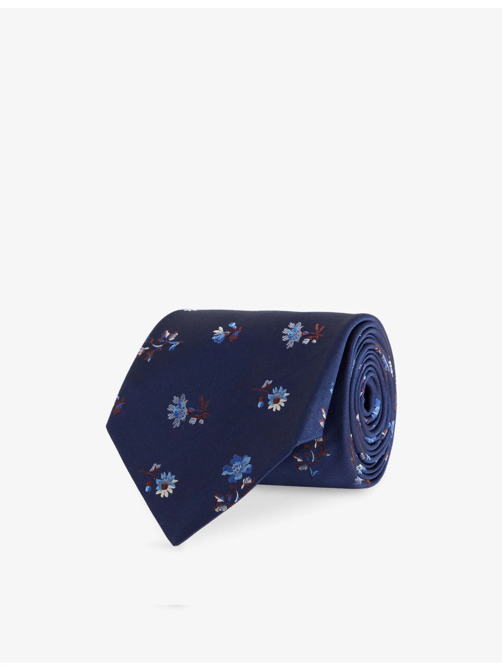 Floral Silk Tie - 1