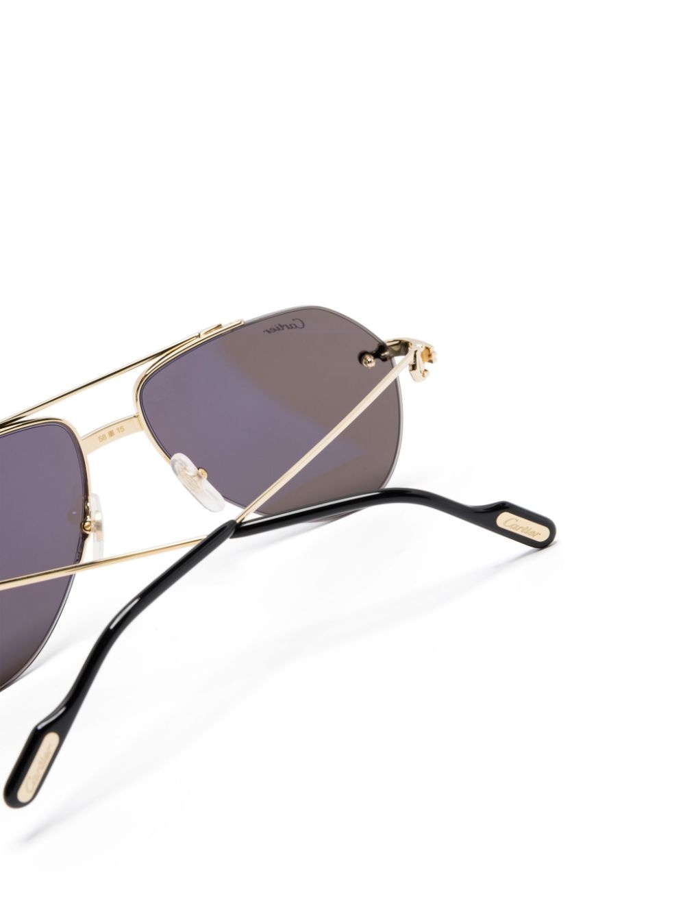 pilot-frame sunglasses - 3