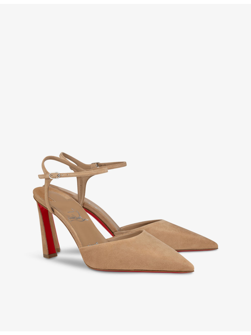 Condora Riviera 85 suede heeled courts - 4