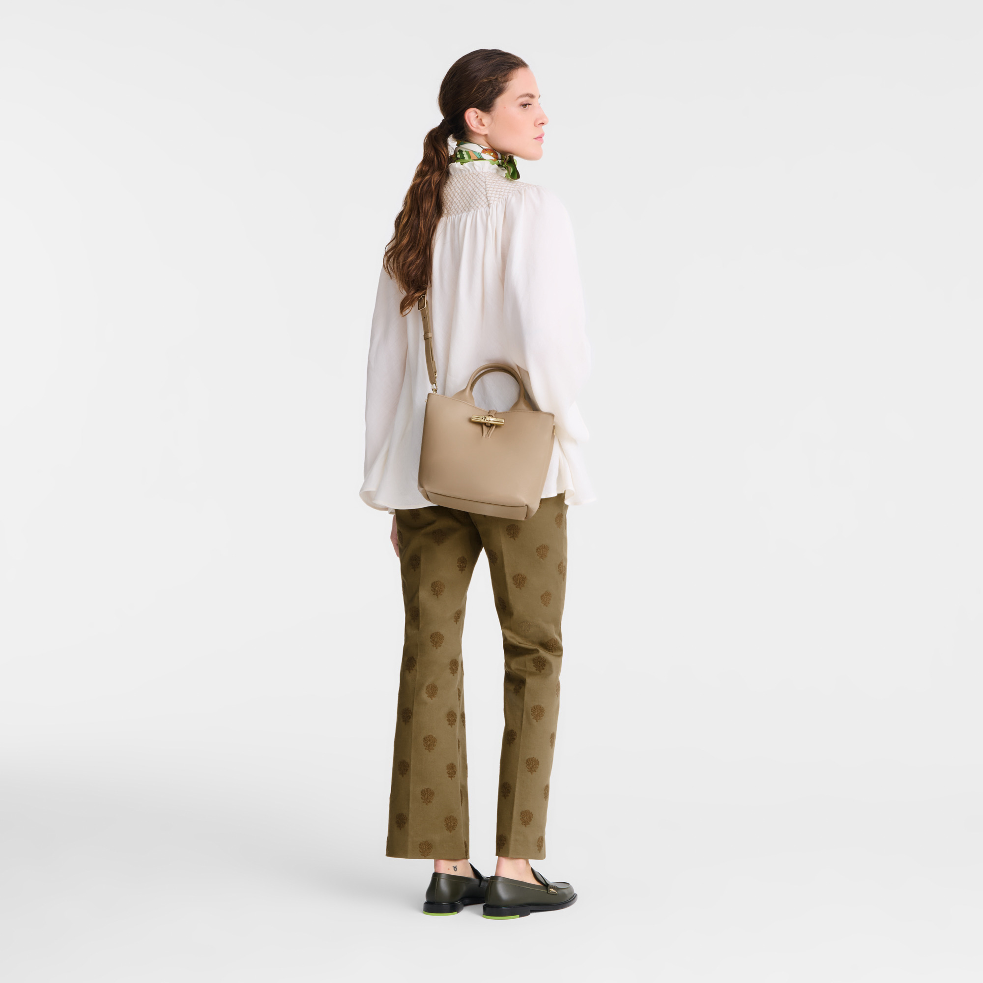 Le Roseau S Handbag Root - Leather - 2