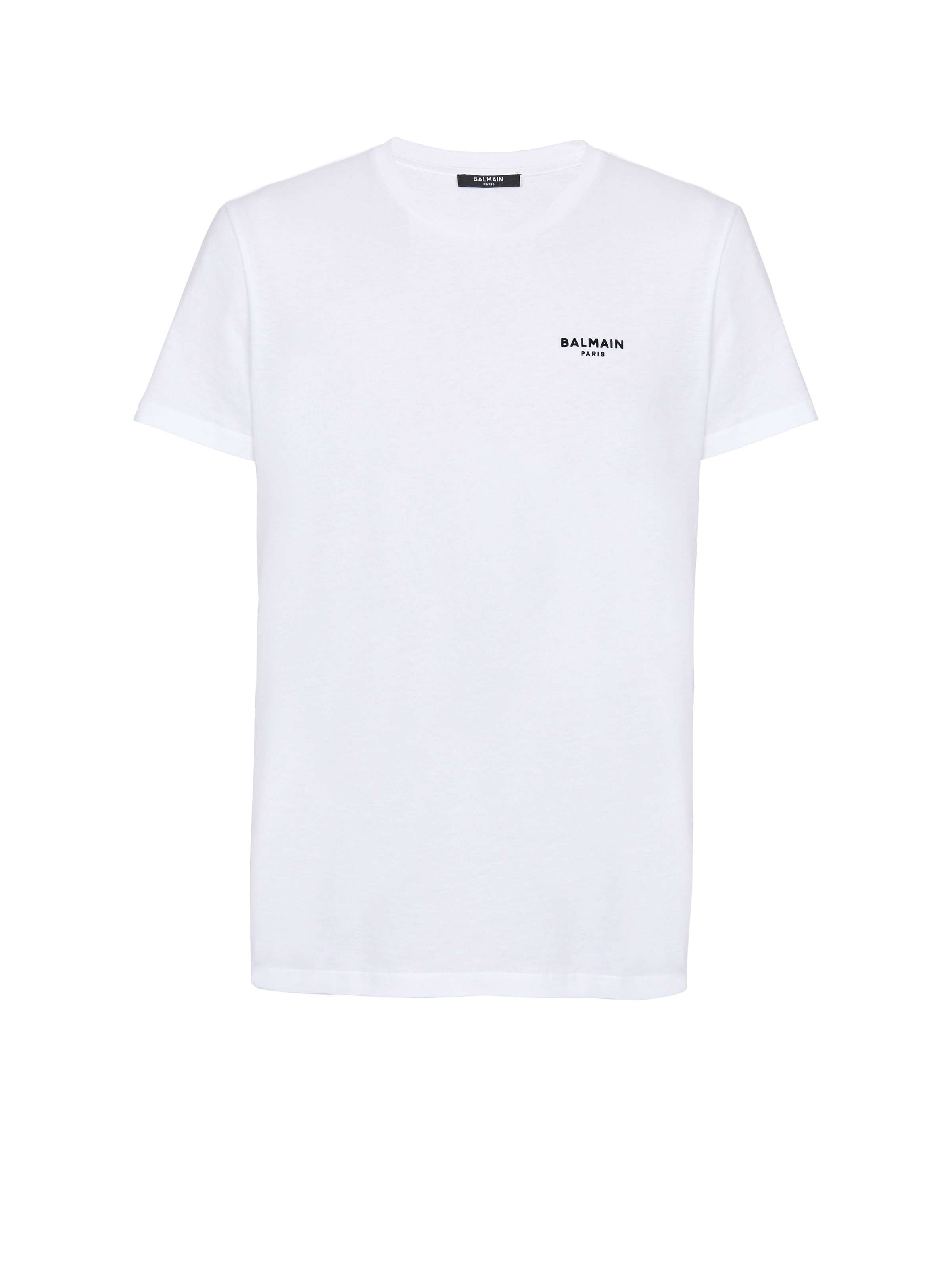 Flocked Balmain T-shirt - 1