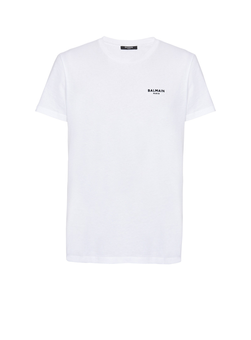 Flocked Balmain T-shirt - 1