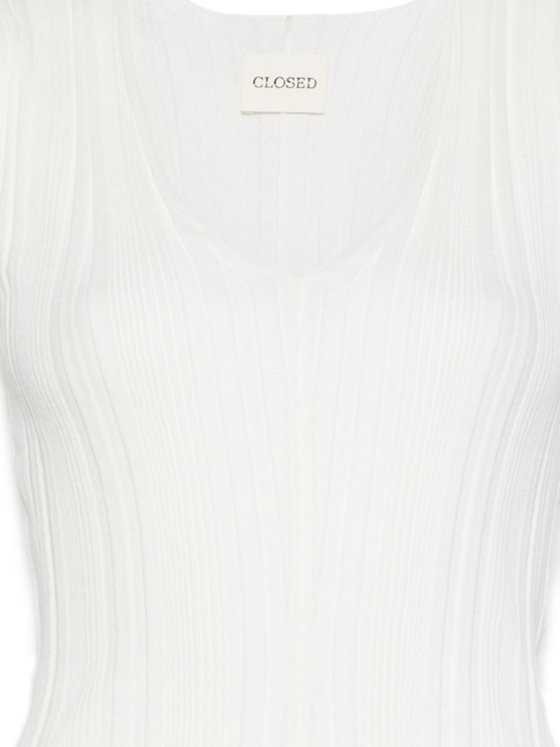 ribbed-knit V-neck sweater 3
