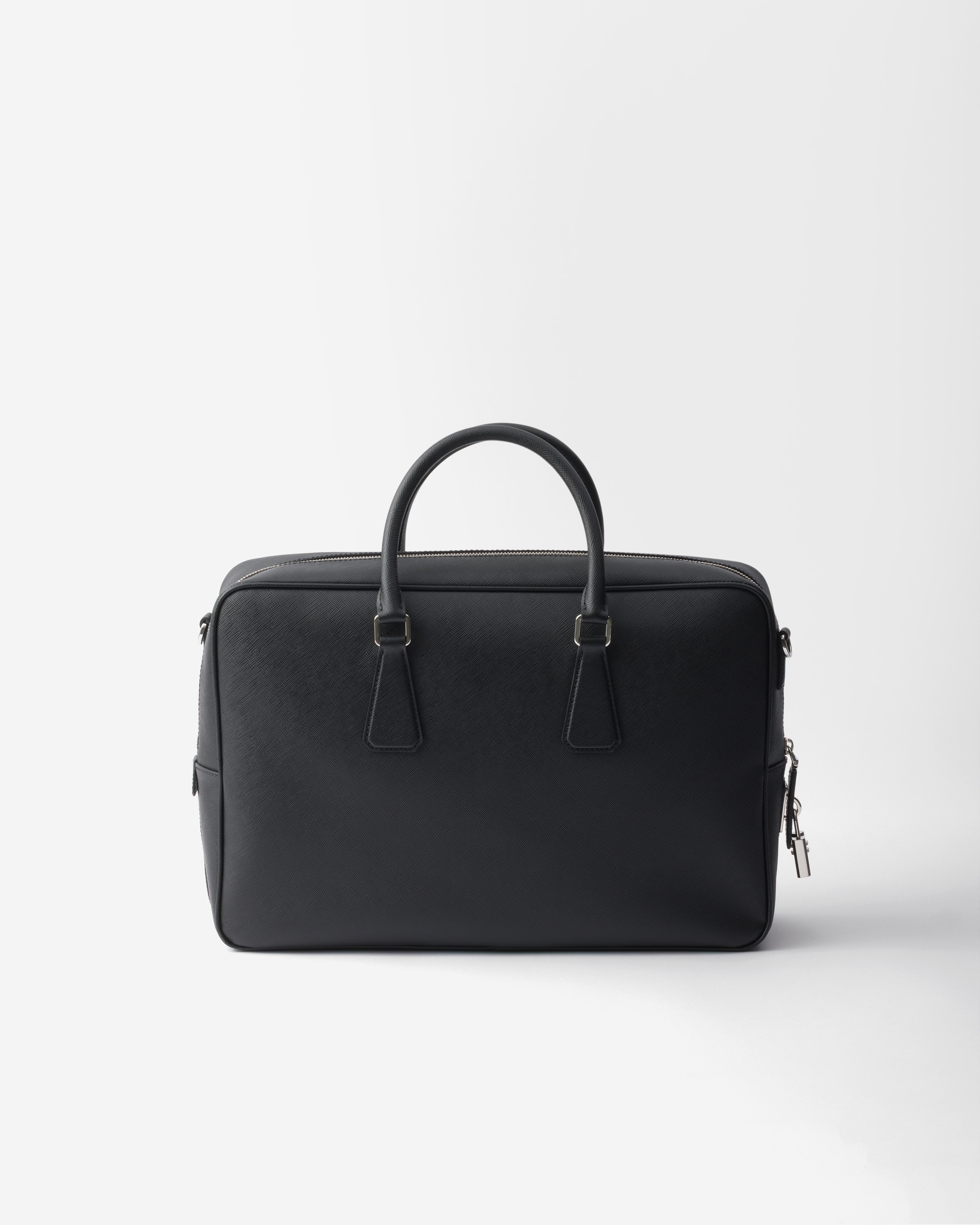 Saffiano leather work bag - 4