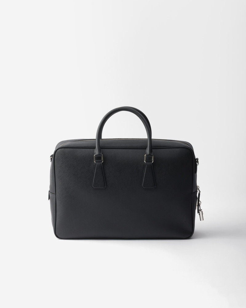 Saffiano leather work bag 4