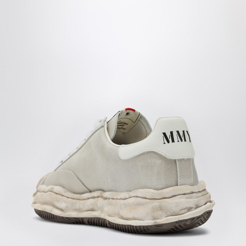 Maison Mihara Yasuhiro Blakey Light Grey Leather Low Trainer Men - 2