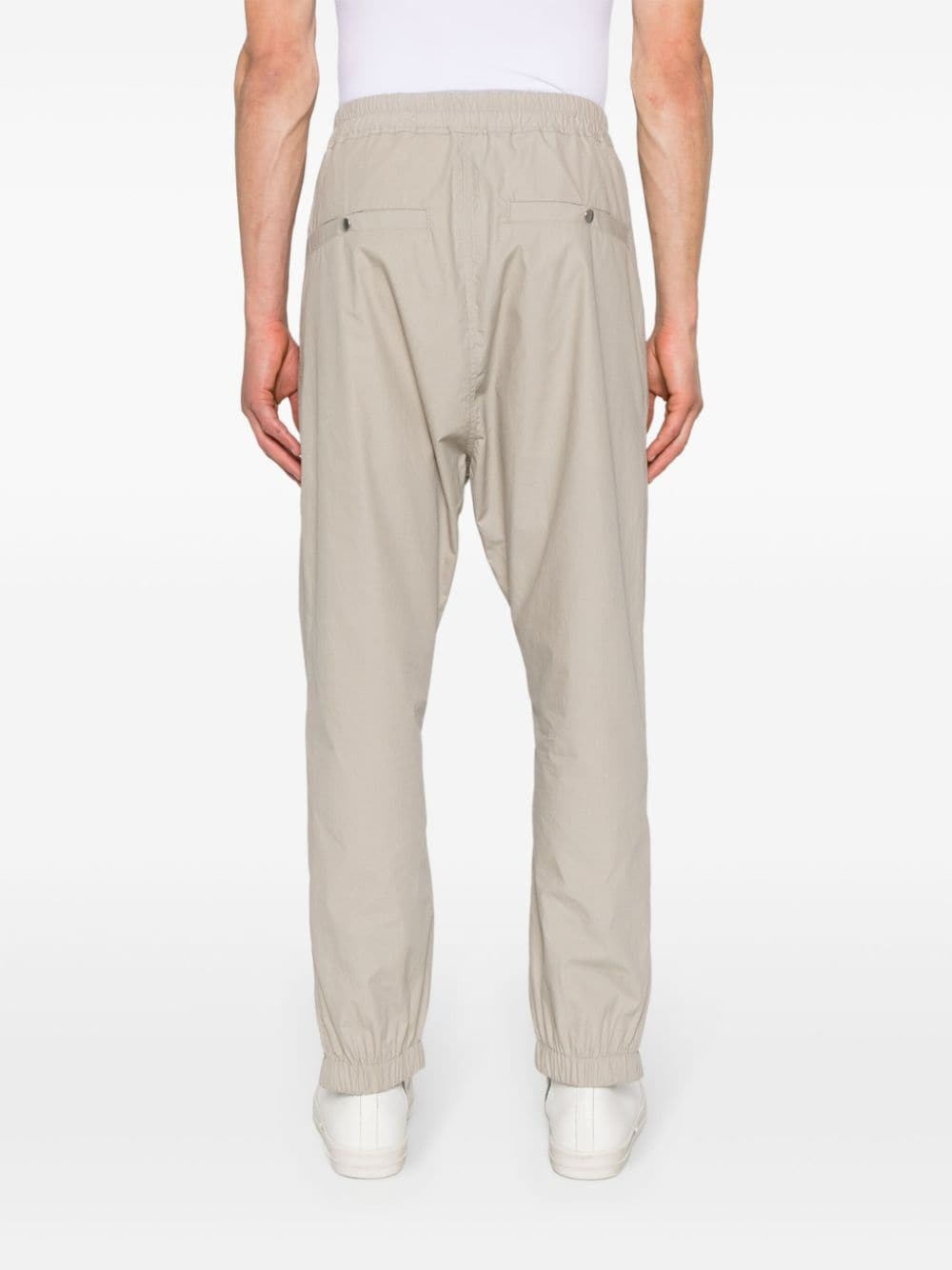 tapered organic cotton track pants - 4