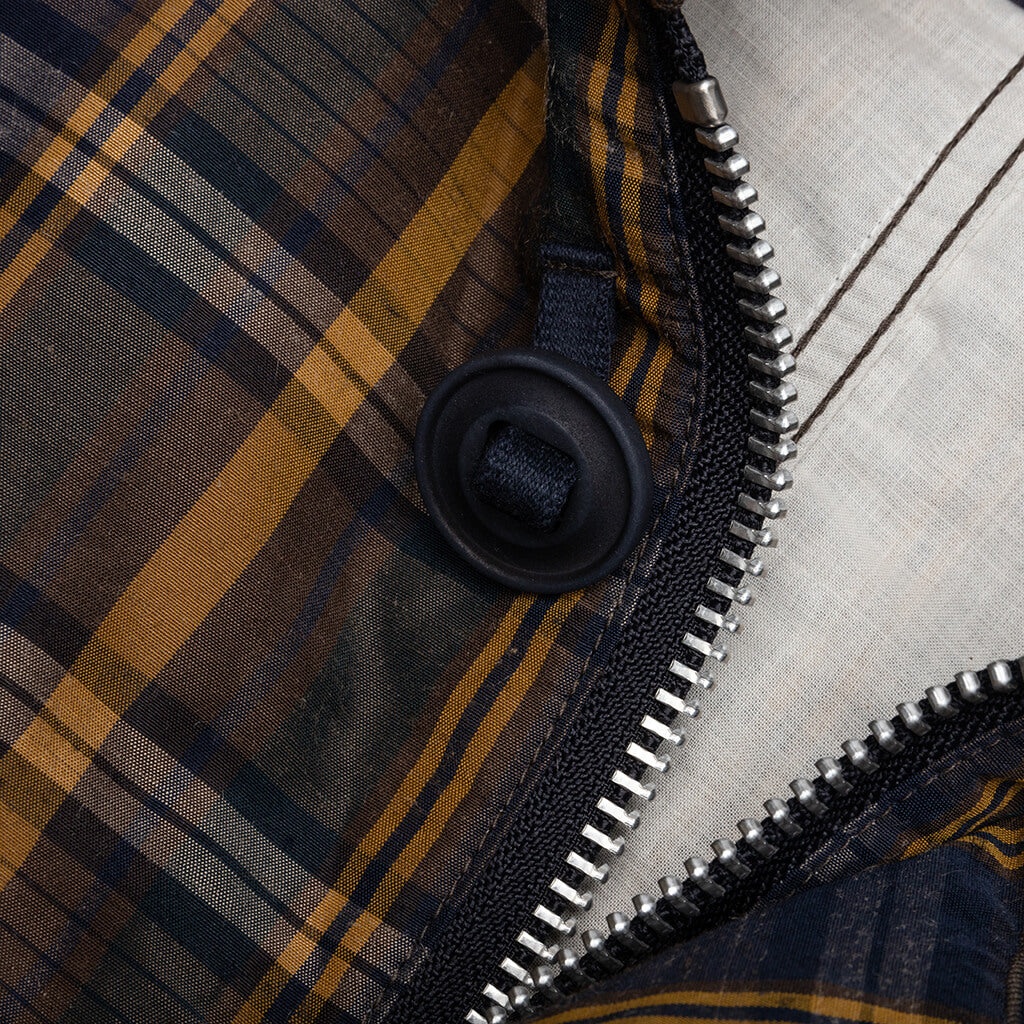 COMME DES GARCONS HOMME PLUS PLAID BLOUSON - BROWN/GREEN/YELLOW - 4