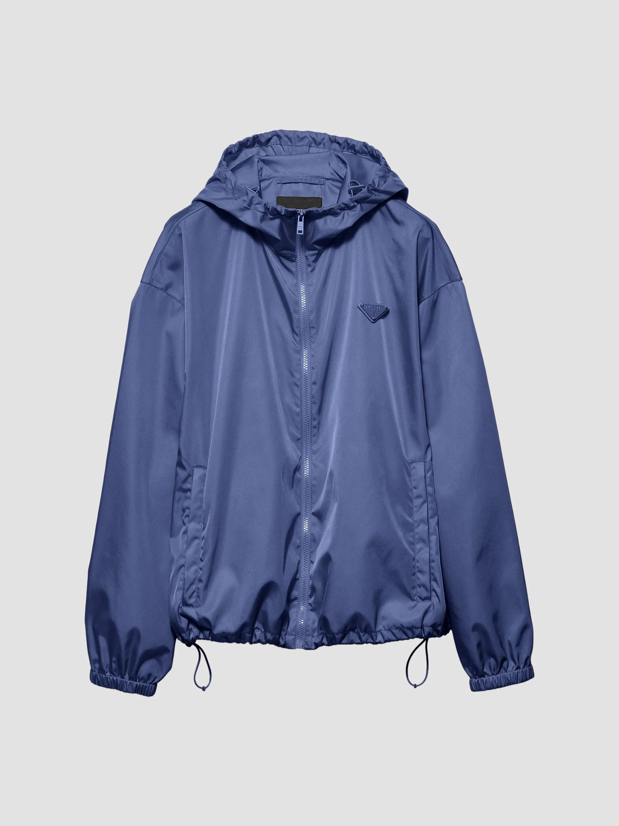 Women's Nylon Rain Jacket - Cobalt Blue - 1