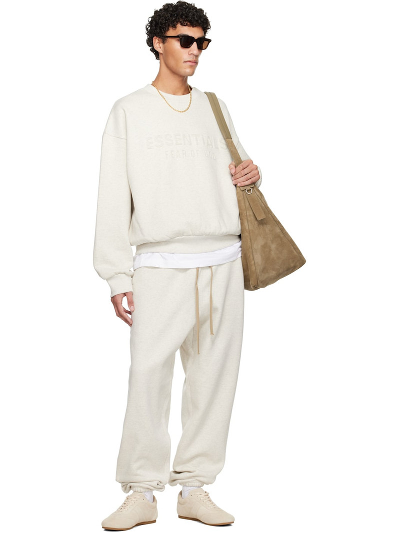 ESSENTIALS Gray Holiday Classic Sweatpants outlook