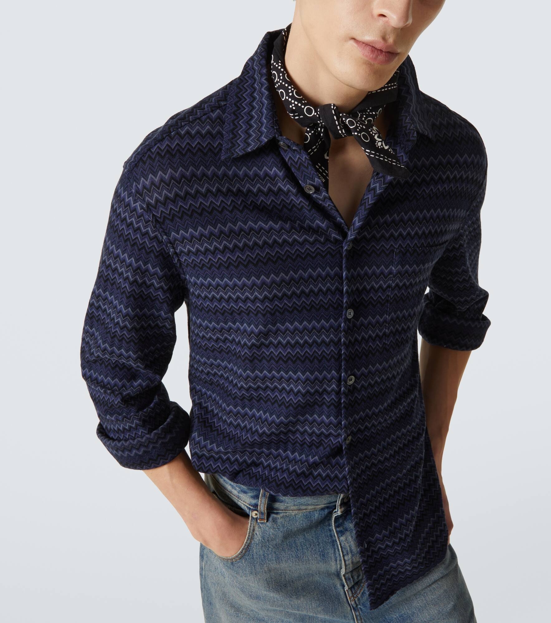 Zigzag cotton shirt - 5