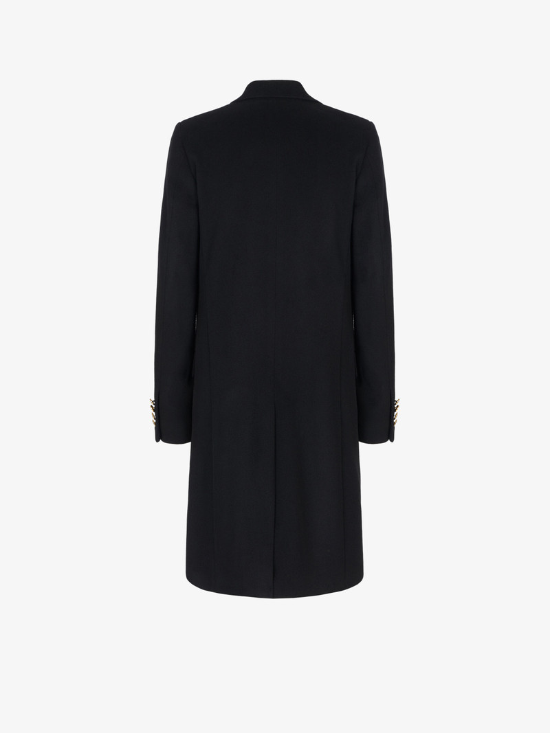 Coat in wool and cashemere with 4G buttons 4