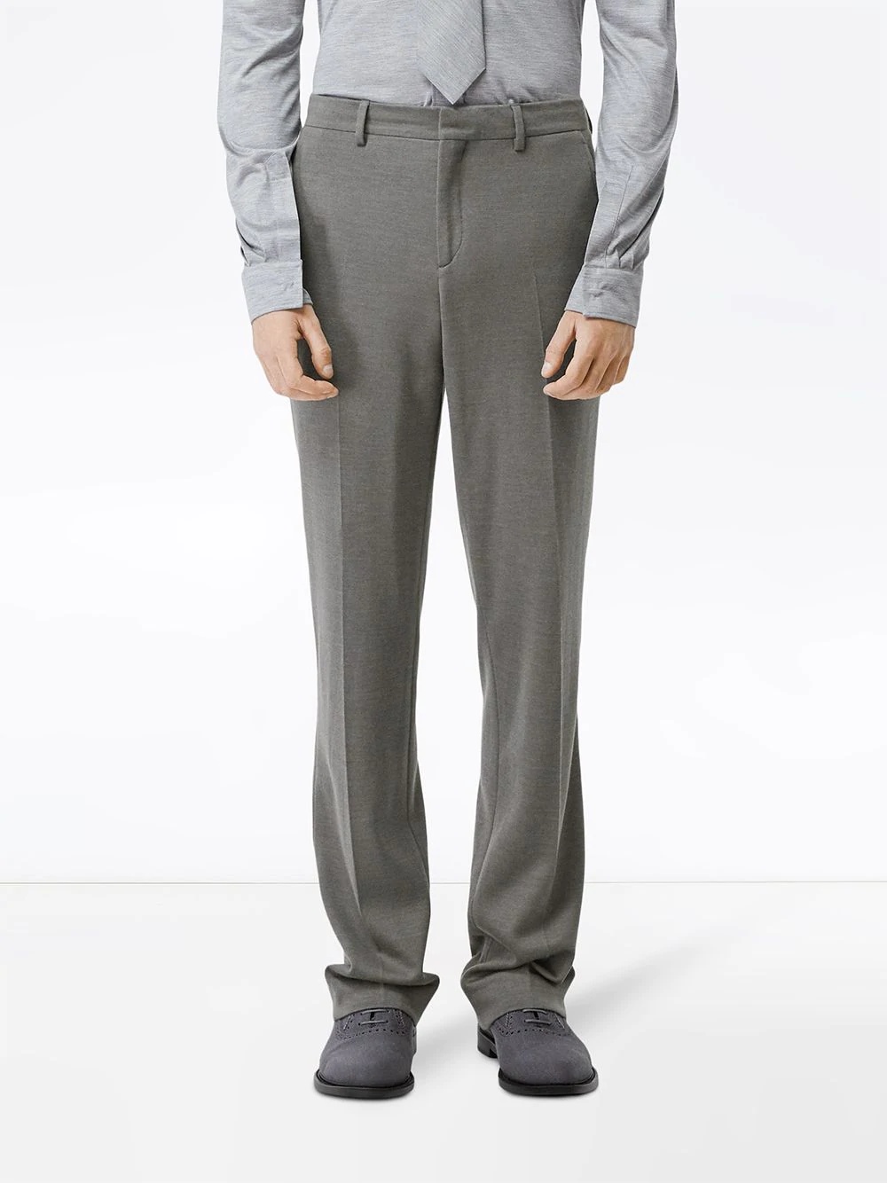 straight-leg tailored trousers - 3