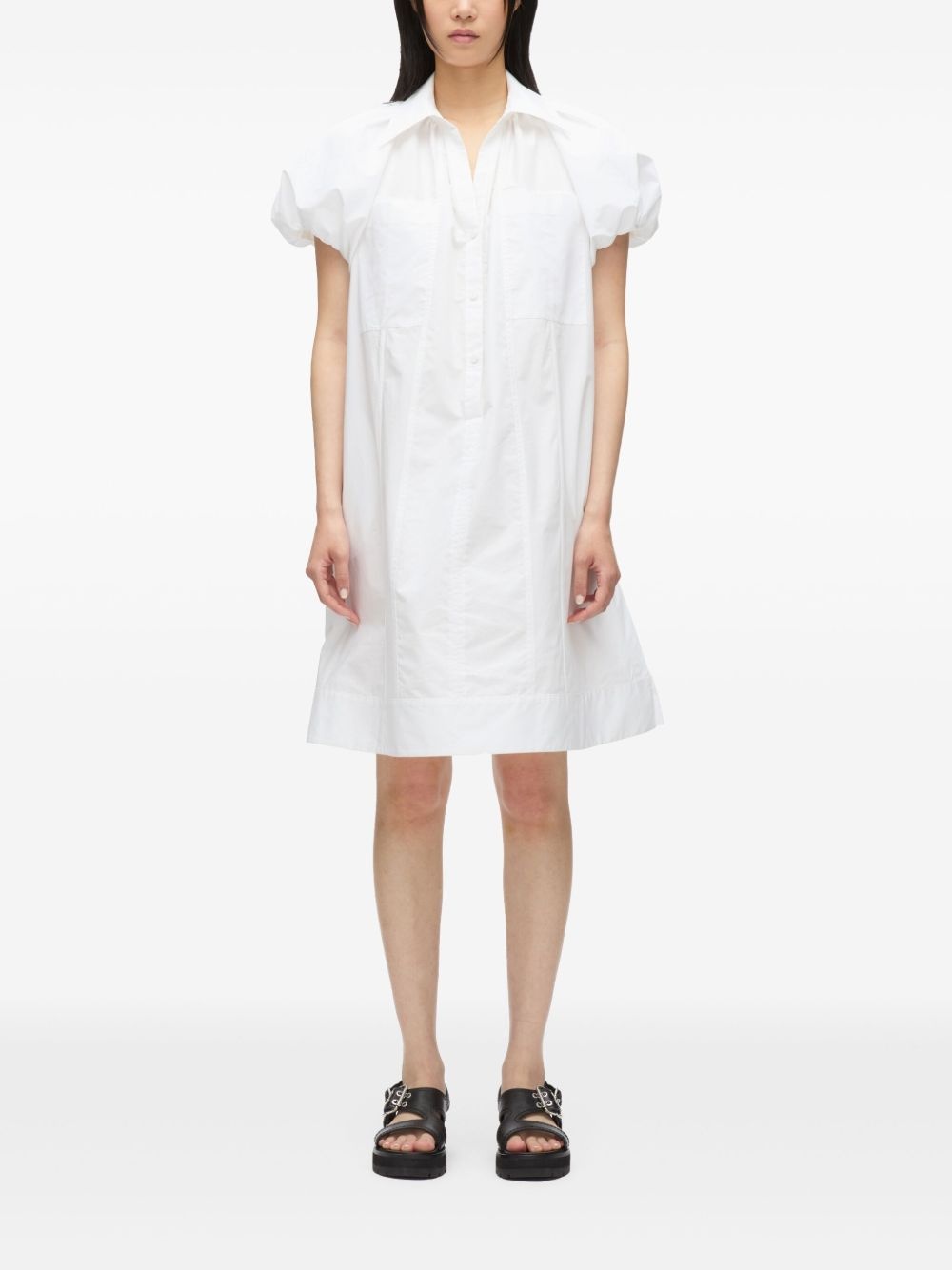poplin midi dress - 2