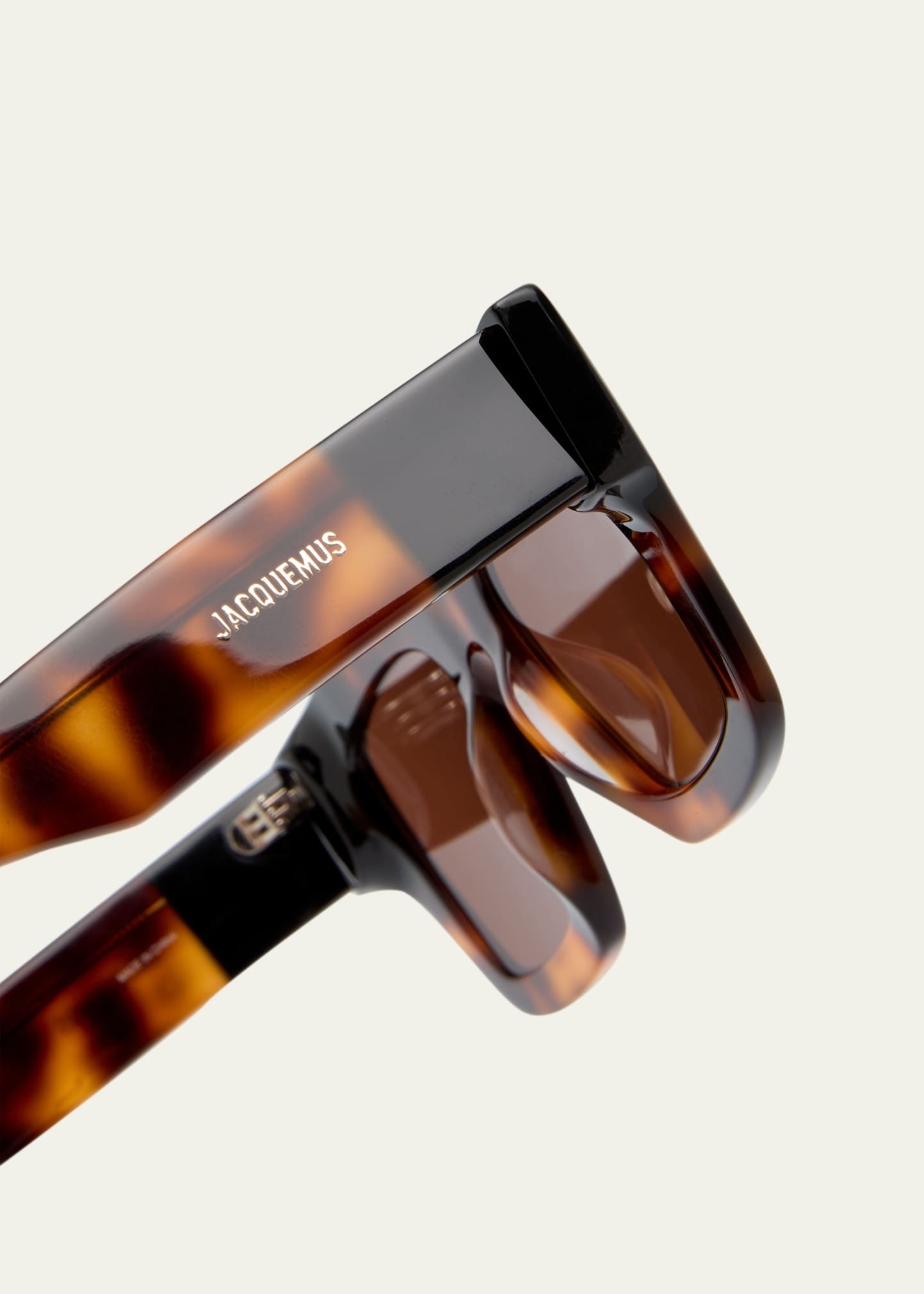 Les Lunettes Baci Square Acetate Sunglasses - 4