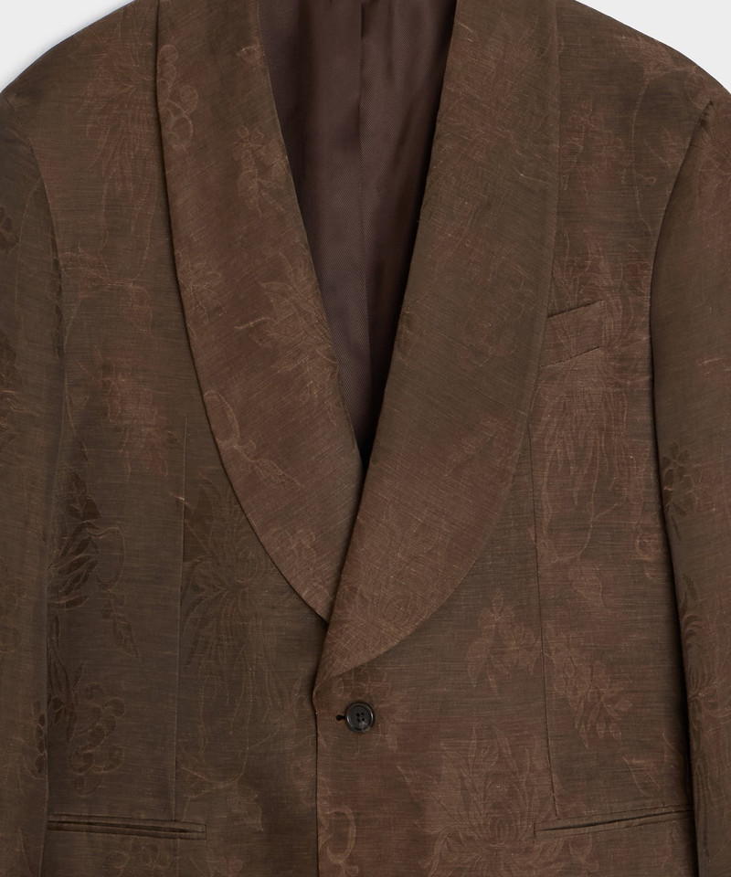 Italian Linen-Cupro Dayshawl Jacket 7