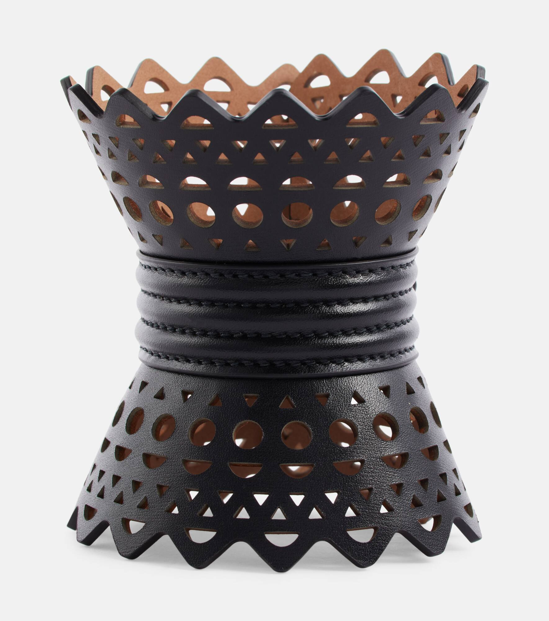 Laser-cut leather bracelet - 2