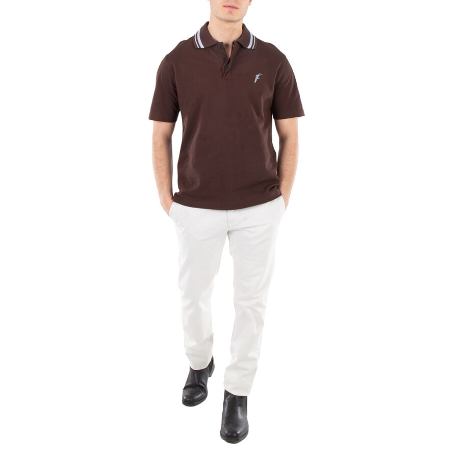Ferragamo Short Sleeve Cotton Polo Shirt - 6