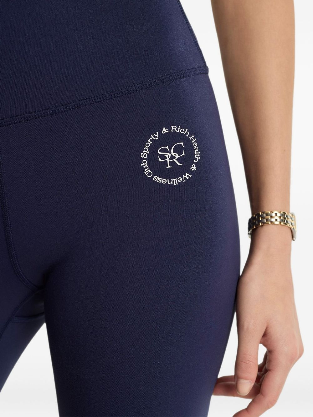 logo-embellished leggings - 4