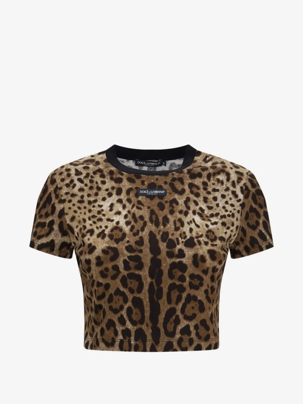 leopard-print T-shirt - 1
