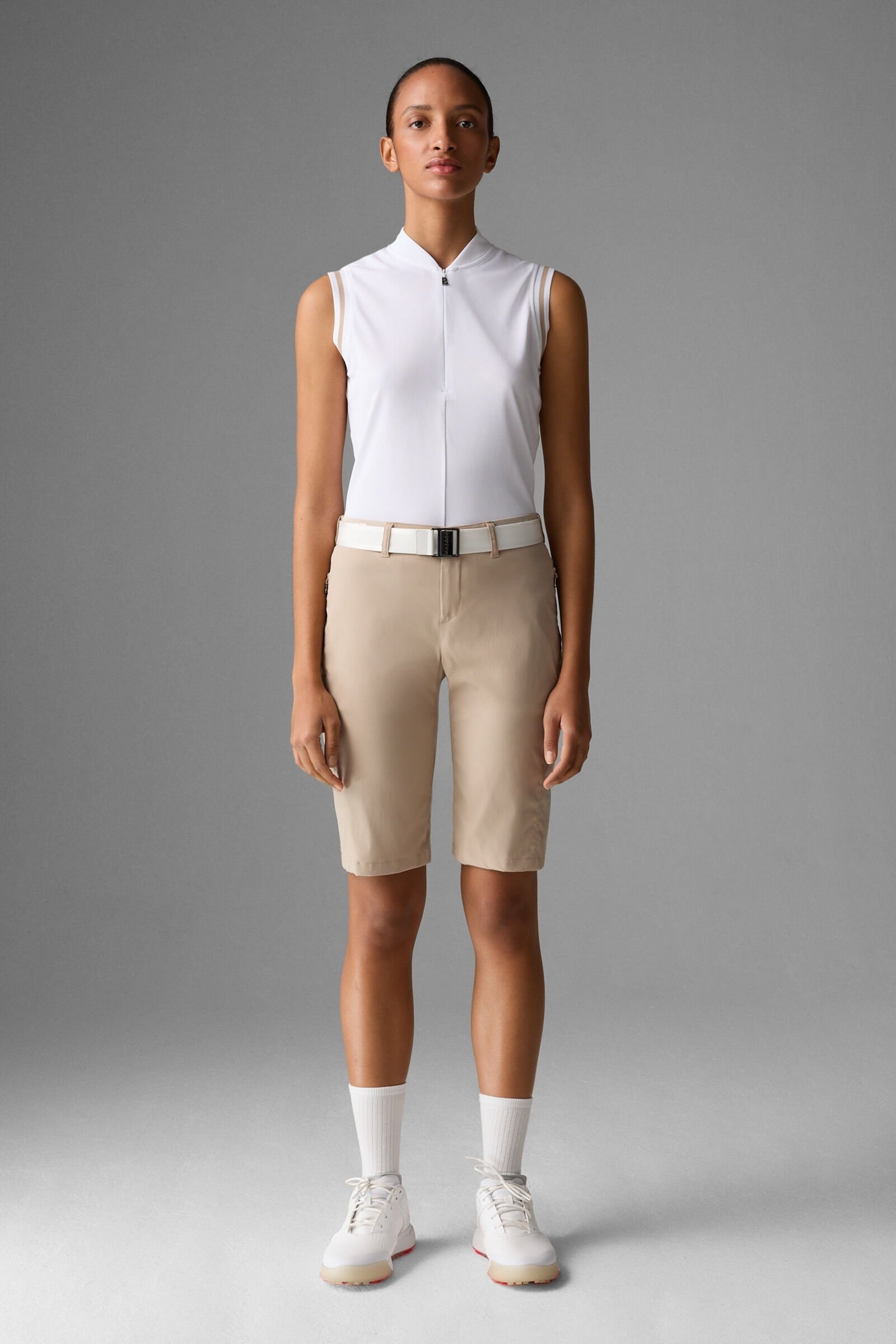 Zita functional shorts in Beige - 4
