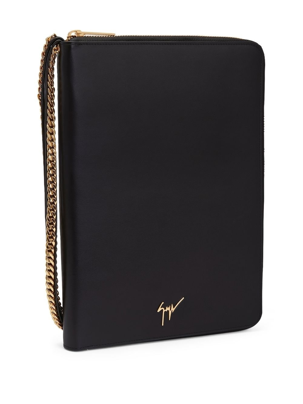 chain-strap leather card case - 4